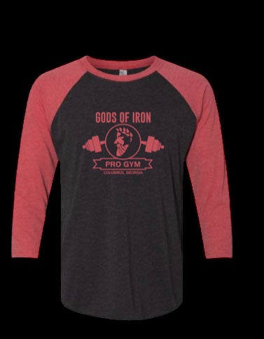 Red/BLK raglan